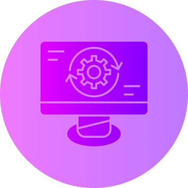 seo modern simgesinin vektör illüstrasyonu