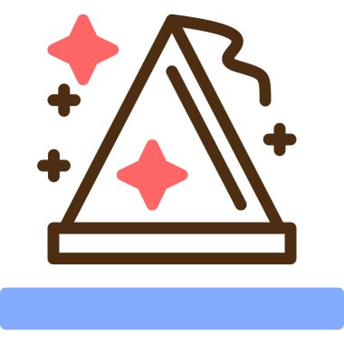 Ödül kupası. Web simgesi basit illüstrasyon