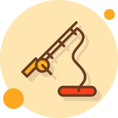 Mikroskop ve simgenin vektör çizimi