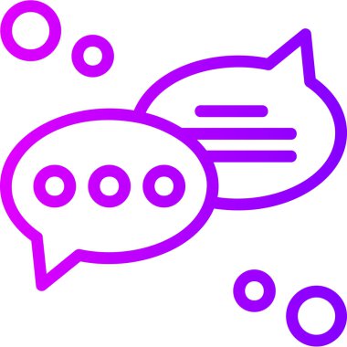 Konuşma balonu. sohbet konsepti