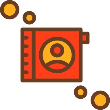 Kamera simgesi, vektör illüstrasyonu