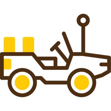 Ziraat tarım ikonu dolu - ana hatlı biçimde-