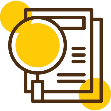 belge simgesi vektör illüstrasyonu