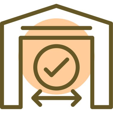 Saat simgesinin vektör illüstrasyonu