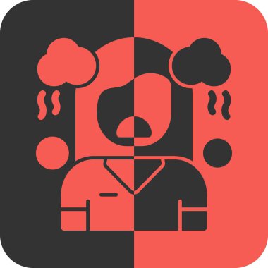 Bir insan simgesinin vektör illüstrasyonu