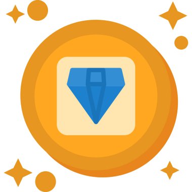 Tek bir simgenin vektör illüstrasyonu