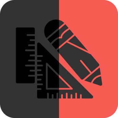 Tek bir izole simgenin vektör illüstrasyonu