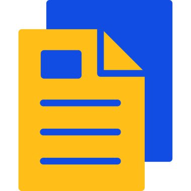 belge dosya simgesi düz biçimli