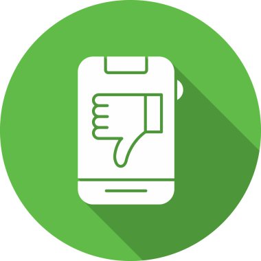 telefon aşağı vektör simgesi