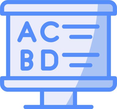 Tahta. Web simgesi basit illüstrasyon