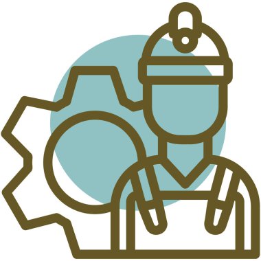 Maskeli bir adamın vektör çizimi