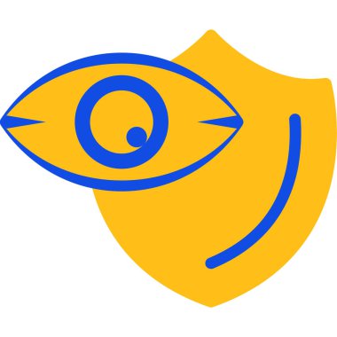 Göz simgesi. Göz simgesi. vektör illüstrasyonu