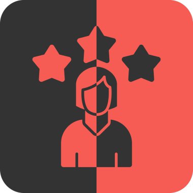 İnsan simgesinin vektör illüstrasyonu