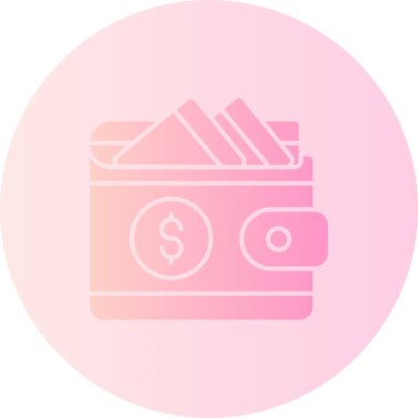 Para simgesinin vektör illüstrasyonu