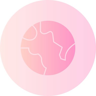 Küresel simge vektör illüstrasyonu