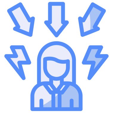 iş yönetimi simgesi vektör illüstrasyonu