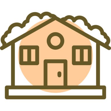 ev simgesi vektör illüstrasyonu