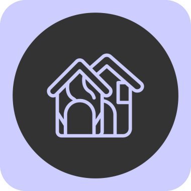 Ev vektör satırı simgesi