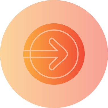 ok simgesi vektör illüstrasyonu