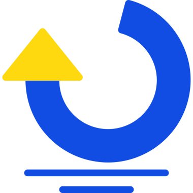 Simge yukarı yön ok