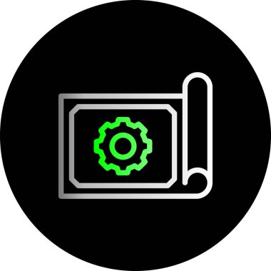 Vektör ayarı Simge illüstrasyonu