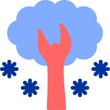 Bulut simgesi vektör illüstrasyonu