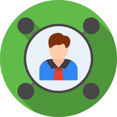 avatar kişi kullanıcı simgesi düz biçimli