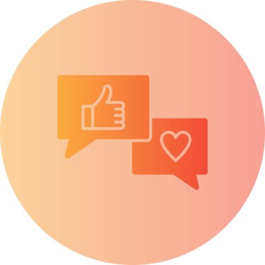 Aşk simgesinin vektör illüstrasyonu