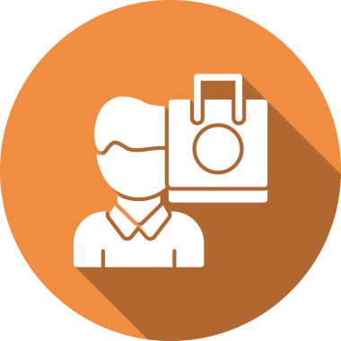 Bir resim simgesinin vektör illüstrasyonu