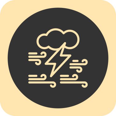 Bulut simgesi vektör illüstrasyonu