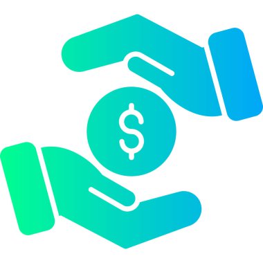 vektör el simgesi, vektör illüstrasyonu