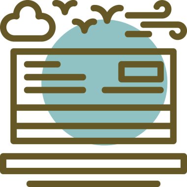 Web Bulutu. Basit tasarım