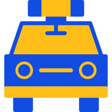 - Araba. Web simgesi basit illüstrasyon