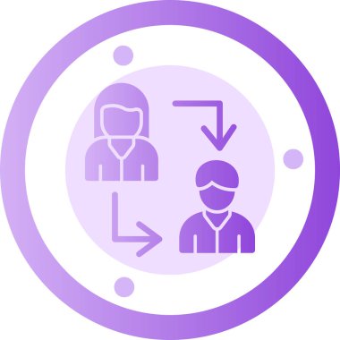 iş simgesi vektör illüstrasyonu