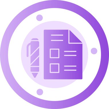 belge dosya simgesi düz biçimli