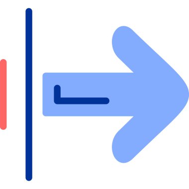 vektör çizim ok işareti simgesi