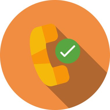 Bağlantı telefonu. Basit simge