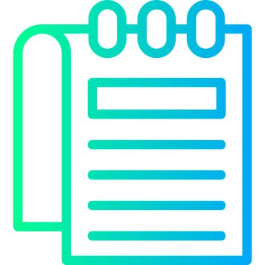 Kitap. Web simgesi basit illüstrasyon