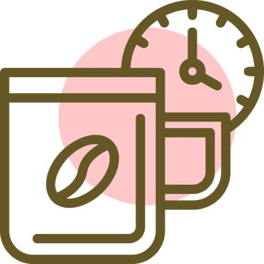 Bir fincan çayın vektör çizimi