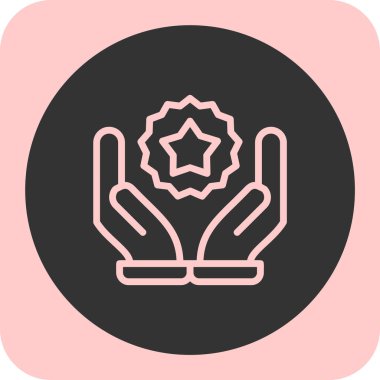 Bir çiçeğin vektör illüstrasyonu