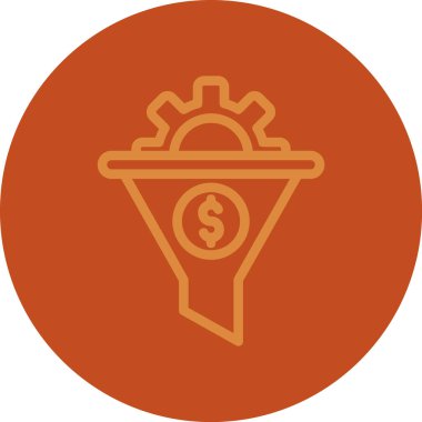 iş ve finans ikonu vektör illüstrasyonu