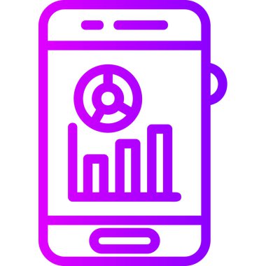 Smartphone Simgesi, vektör illüstrasyonu