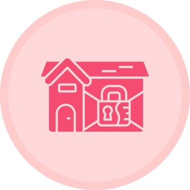 Modern Ev 'in Vektör İllüstrasyonu