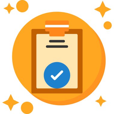 Belge. Web simgesi basit illüstrasyon