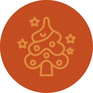 Bir yıldız simgesinin vektör illüstrasyonu