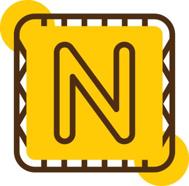 Çikolata. Web simgesi basit illüstrasyon