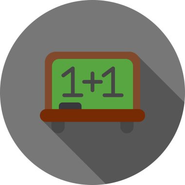 okul yönetim kurulu vektör düz simgesi