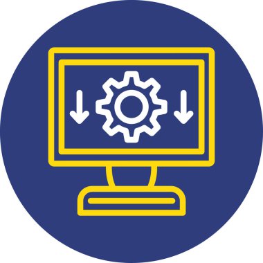 seo modern simgesinin vektör illüstrasyonu