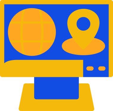 düz biçimli bilgisayar masaüstü simgesi