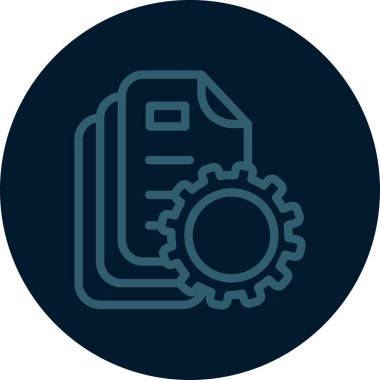 Vektör ayarı Simge illüstrasyonu